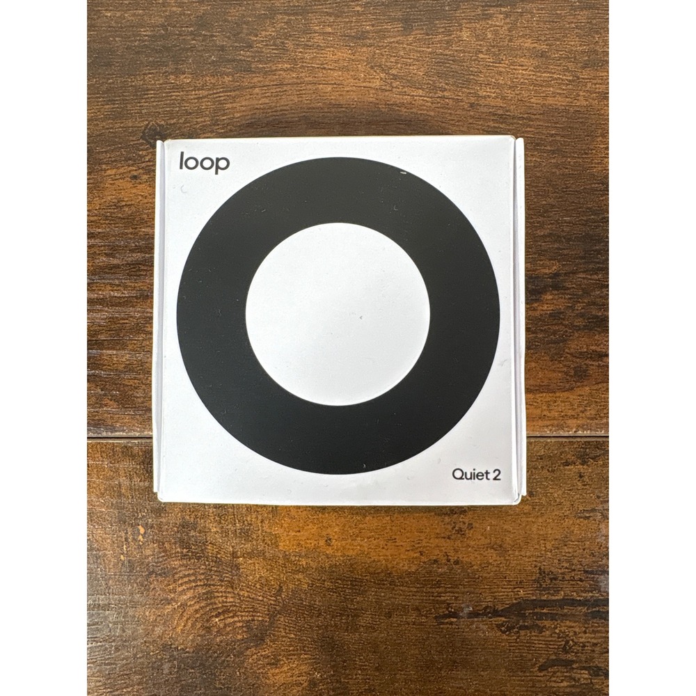 Loop Quiet 2 Earplugs Noise Reduction for Sleep Focus Travel White Black Case